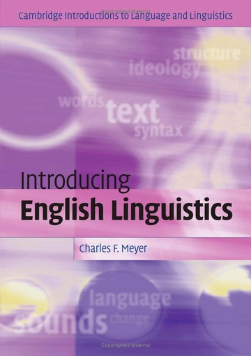 Introducing English Linguistics (1版) Charles F. Meyer 2009 Cambridge