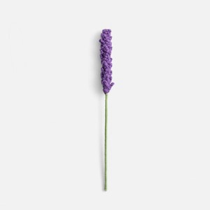 奧可利鉤針毛線小花插薰衣草27cm 深紫