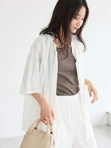 氣質簍空五分袖襯衫/上衣(PP43L0A02C0) - CRAFT STANDARD BOUTIQUE