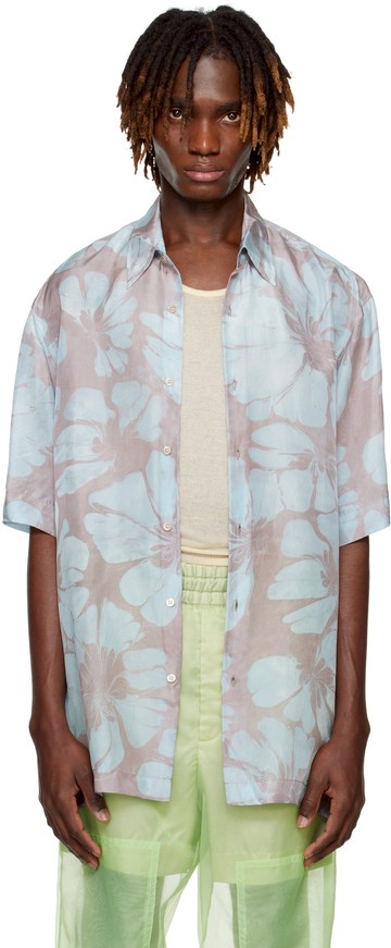 Dries Van Noten 蓝色 & 粉色衬衫