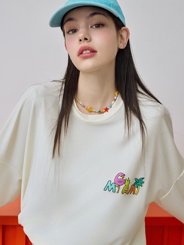Miami Overfit Rashguard [Cream]