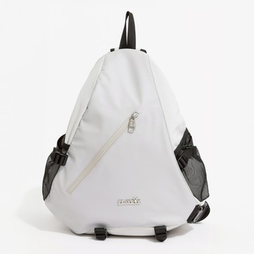 PLAYBOY - 單肩背包 休閒尼龍系列 - 灰色