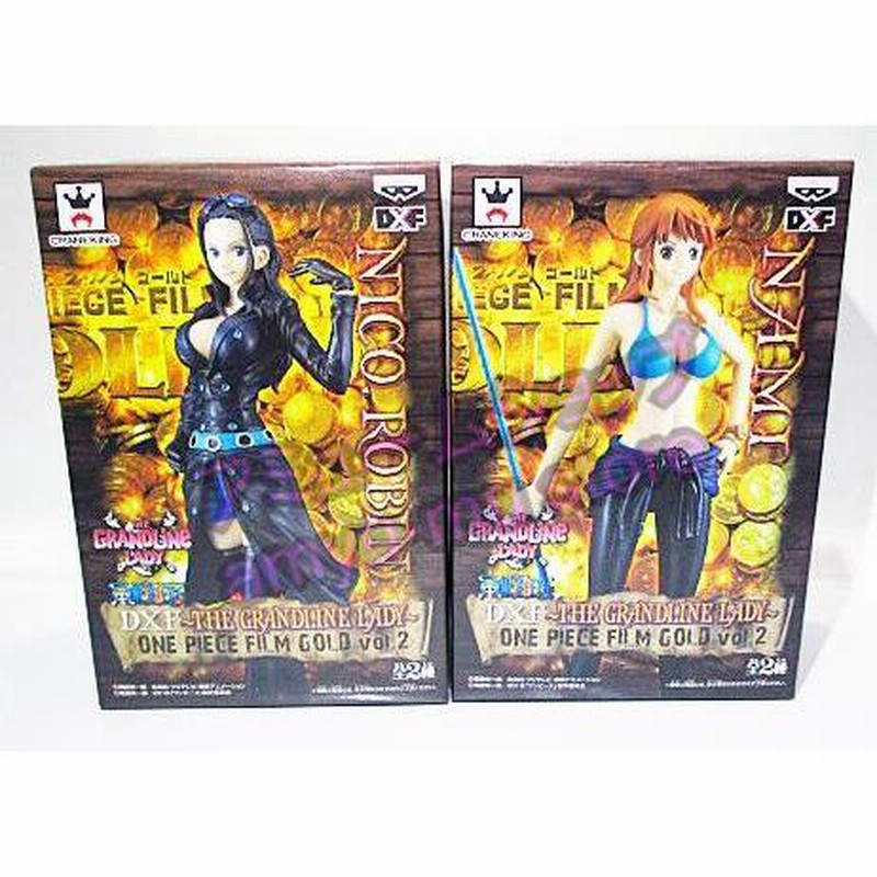 ワンピース DXF THE GRANDLINE LADY ONE PIECE FILM GOLD vol.2 ナミ ニコ・ロビン 全2種セット コンプ  コンプリート | LINEブランドカタログ