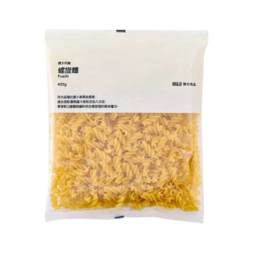 MUJI 義大利麵 螺旋麵400g