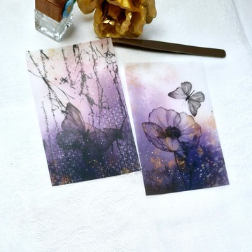 奇幻紫包裝貼紙組