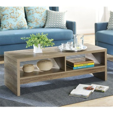 【咱的厝】經典設計優雅大茶几/邊桌(深橡色)