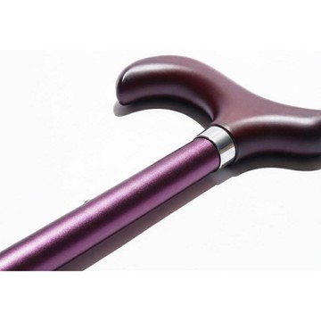 【長輩新年禮物】立體霧面顆粒紋手杖-勃根地酒紅 時尚手杖