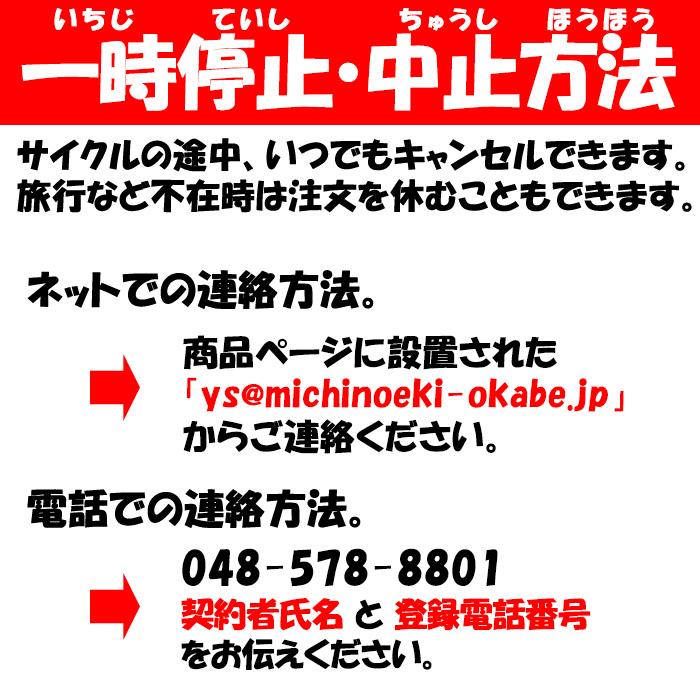 道の駅おかべセット 6,000円コース 定期購入