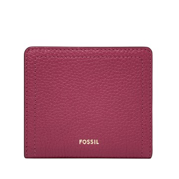 Logan 真皮RFID防盜短夾-桃紅色 SL7829658