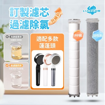 立鯨🐳蓮蓬頭替換濾芯 羅力 LOLAT 除氯球 除氯過濾 專利橘皮濾芯 活性碳升級款 PP棉 好市多 芙林Fulen