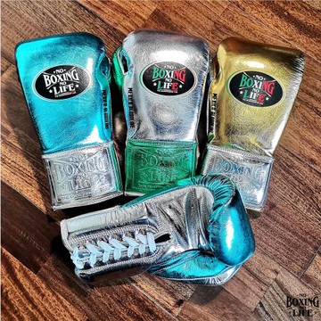 NoBoxingNoLife品牌 墨西哥版阿瓦系繩拳擊手套泰拳搏擊真皮拳套