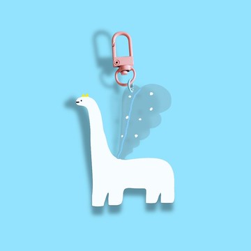 壓克力鑰匙圈 | 翅膀龍