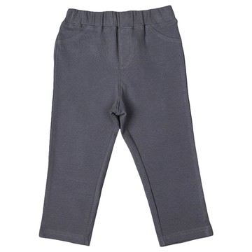 akachan honpo - 7分經典褲 耐摩擦-藍色