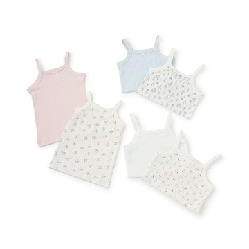 petit main 品牌旗艦店 【弱酸性】吊帶背心內衣2件套【日本直接出貨】