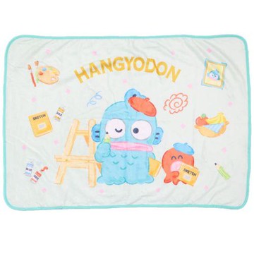 【震撼精品百貨】Hangyodon Sanrio 河童~日本三麗鷗SANRIO 人魚漢頓披肩毛毯70x100cm-畫家*54336
