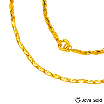 jove gold 漾金飾 富貴一生黃金男項鍊(約5.00錢)(約2尺/60cm)