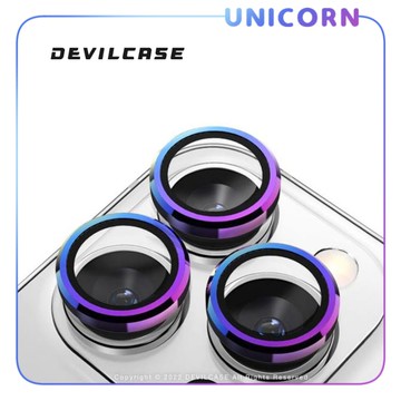DEVILCASE-惡魔盾i15系列 藍寶石鏡面保護環 鏡頭貼 鏡頭環 鷹眼鏡頭貼 iPhone15Pro i15ProMax Unicorn