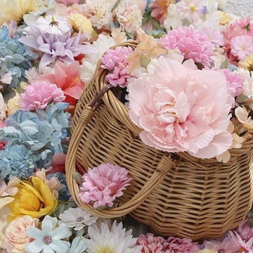 【玫瑰花園手作】仿真花 3-10公分 DIY 手工簪花 手作材料 假花 配件 裝飾牆 拍照道具 PF0003