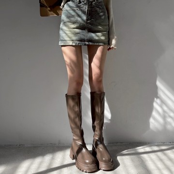 【Aa.chic】韓妞必備簡約增高長靴(三色).女裝/長靴/韓妞/簡約/增高/日常/百搭/秋冬【C056202】