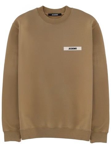 jacquemus grosgrain logo sweatshirt
