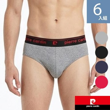 Pierre Cardin 皮爾卡登 100%純棉運動新潮三角褲-6件組(吸汗 透氣 柔軟)