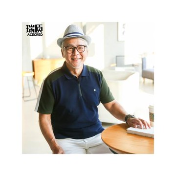 爸爸短袖polo衫中老年人男裝中年夏裝短袖t恤爺爺老人純棉寬松