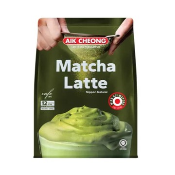 五色優食 馬來西亞 益昌 抹茶 25g*12入 清香 日本靜岡抹茶使用 驚艷香濃款抹茶拿鐵 高回購 AIK CHEONG