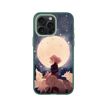 iPhone 15 Pro Max Clear 憂墨綠 - Ludmilacerafoce - The Moon Pack