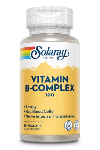 Solaray B-Complex 100 50 Vegetarian Capsules