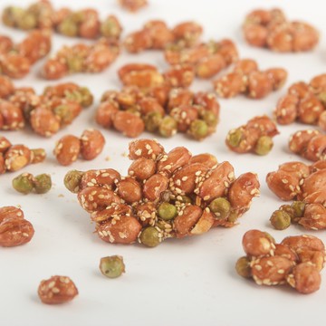 【大地花生工坊】青豆花生片 200g/袋（蒜味）｜經典花生糖 整粒花生片系列