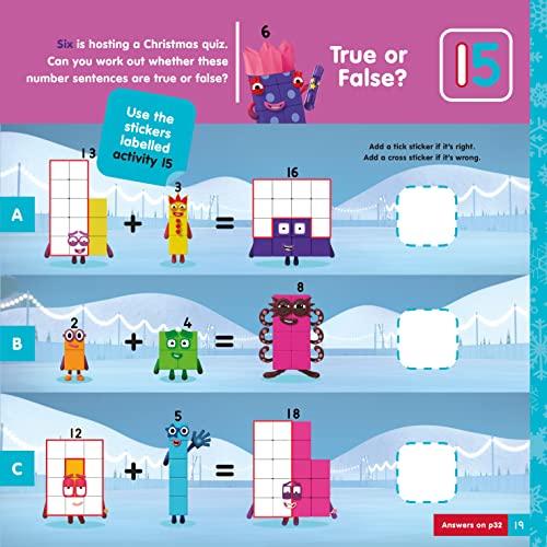 Numberblocks Christmas Sticker Activity Book (Numberblock Sticker Books)