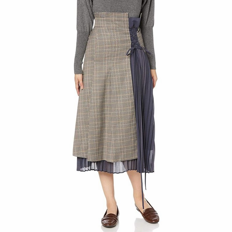 新品】 Lily Brown チェック柄プリーツスカート comunidadaledar.org