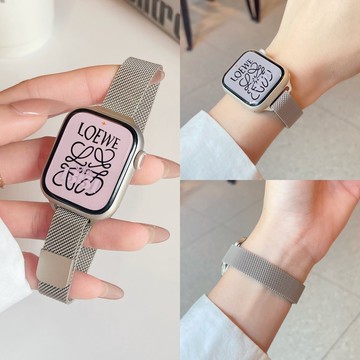 【細款米蘭尼斯】金屬錶帶  適用 蘋果手錶錶帶 Apple Watch S11 S10/9/8/7 SE3 Ultra