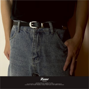Zone ACC |『現貨免運』經典皮革 設計 基礎 腰帶 細腰帶 / 男生腰帶 中性腰帶 皮帶 / A02