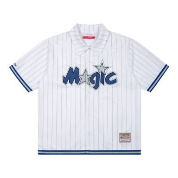 M&N NBA 透氣布 短袖襯衫 魔術隊-NBASS0341ORL100