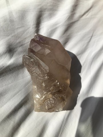 超七水晶 水膽 紫晶 紫水晶原石 城堡 骨幹水晶 印記 擺件 天然原