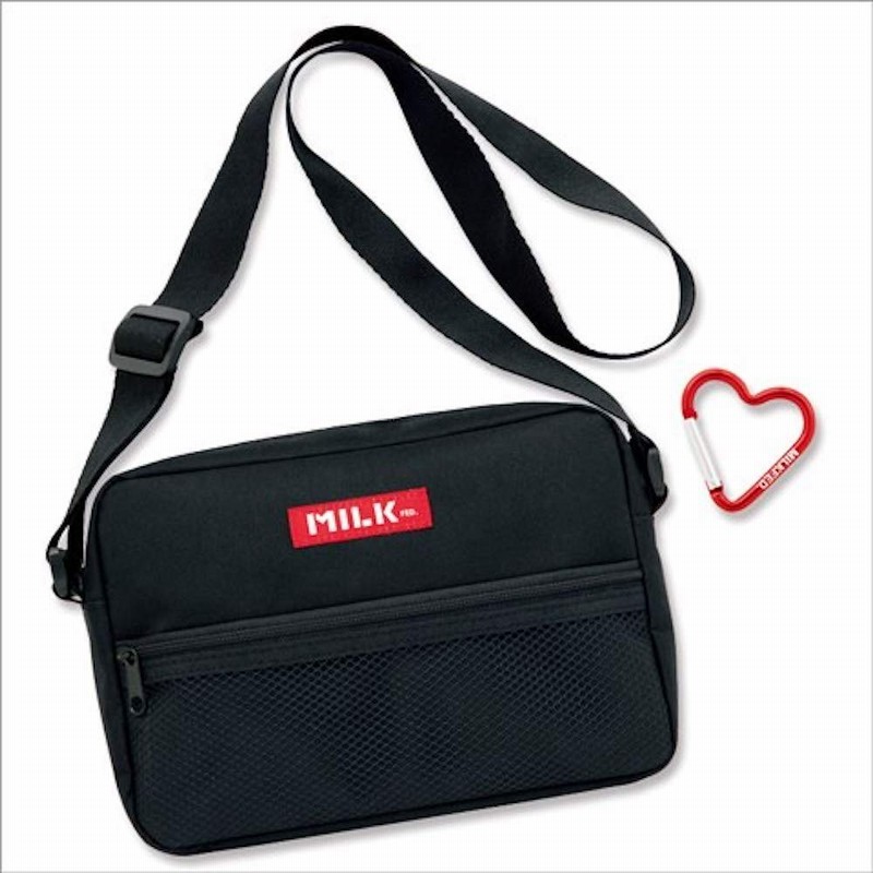 Milkfed ミルクフェド ハート形カラビナ付き ショルダーバッグ 通販 Lineポイント最大1 0 Get Lineショッピング