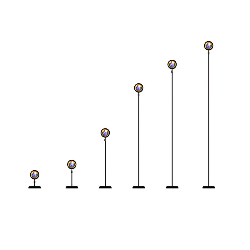 落日燈夕陽日落燈小版網紅拍照投影氛圍燈臥室日不落彩虹黃昏打光