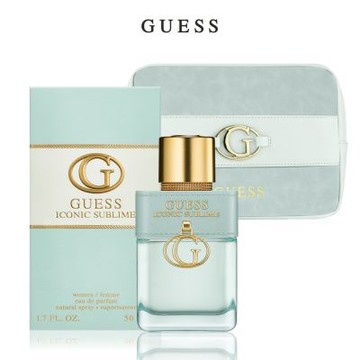 GUESS 沁綠典藏女性淡香精50ml(贈典藏化妝包)