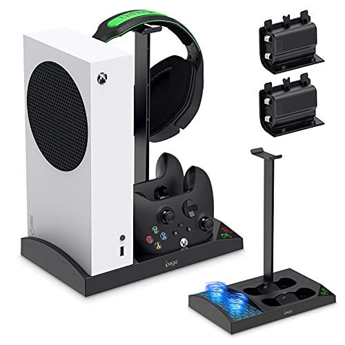 Upgraded Cooling Stand for Xbox Series S Console with Controller