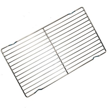 燒烤網 不銹鋼燒烤網長方形帶腳面包晾網冷卻架烘焙工具燒烤網架晾曬網盤『XY15878』