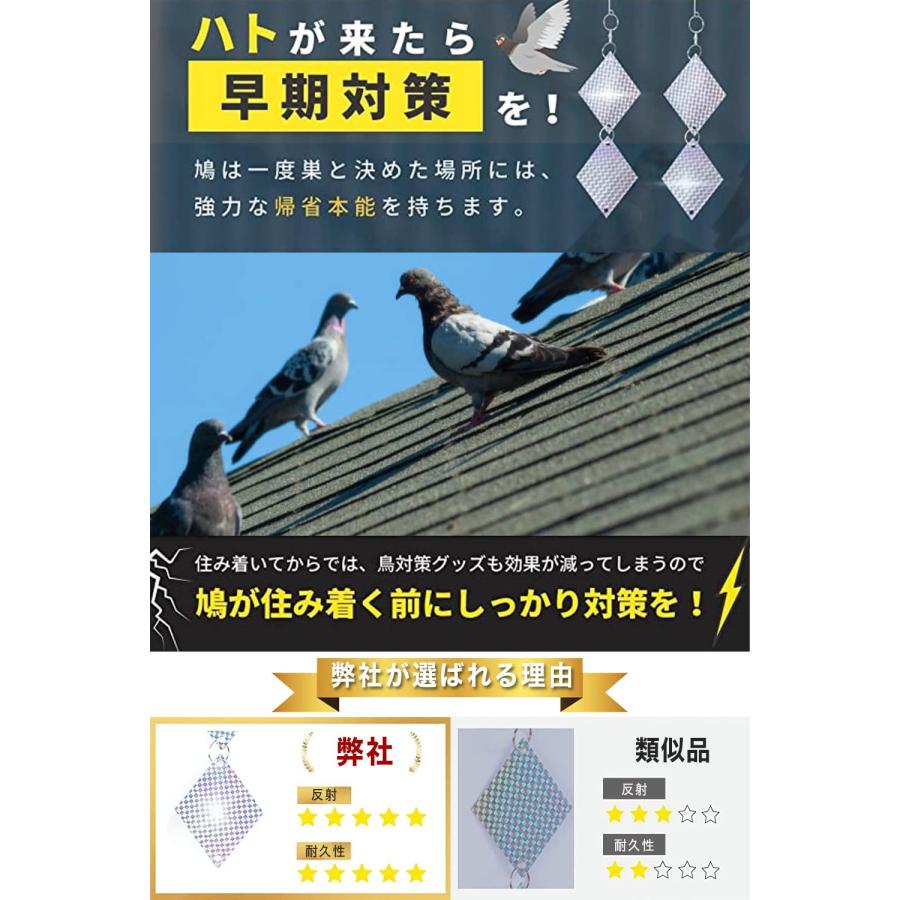 Allife 鳩よけグッズ ベランダ テラスでの害獣 鳥よけグッズSET組み立て必要です