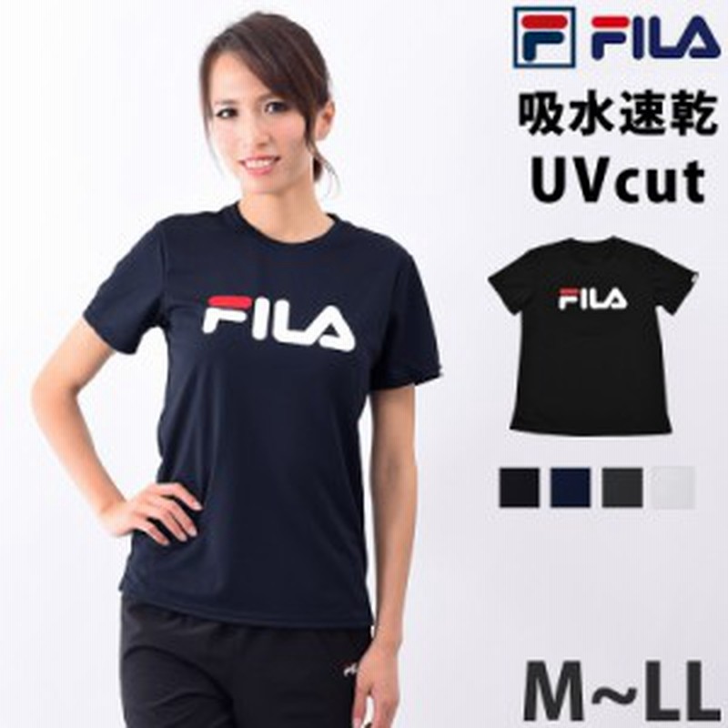 市場 Fila トレーニングシャツ レディース フィットネスウェア ランニング スポーツウェア Tシャツ フィラ