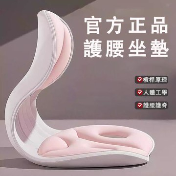 矯正坐姿護腰人體工學坐墊 腰部支撐靠墊 標准款（辦公久坐不累 高支撐透氣記憶棉 座椅腰託）