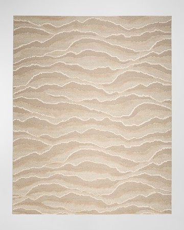 Rolling Hand-Knotted Rug, 10' x 14'