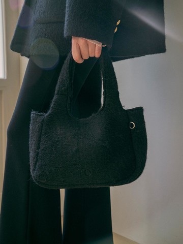 B3011 Montmartre Wool Bag_Black