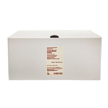 MUJI 無印良品 掃除系列 地板除塵拖把收納盒  白色  1個