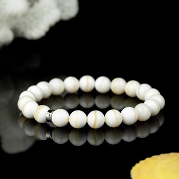 金絲硨磲一線天 | 天然能量手串 | 8-9mm