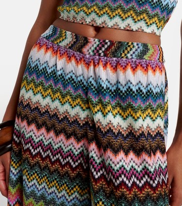 Missoni Zig Zag lamé palazzo pants
