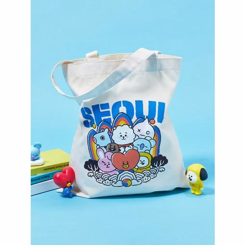 BT21公式グッズ＝［バンタン］［BTS］シティエディション エコバッグ《SEOUL》［防弾少年団］［可愛い］韓国雑貨 | LINEブランドカタログ